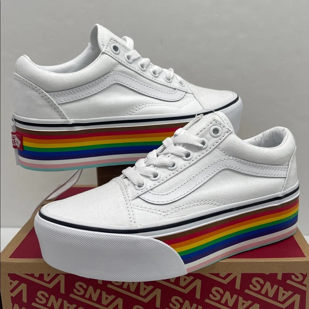 Vans vibrant rainbow